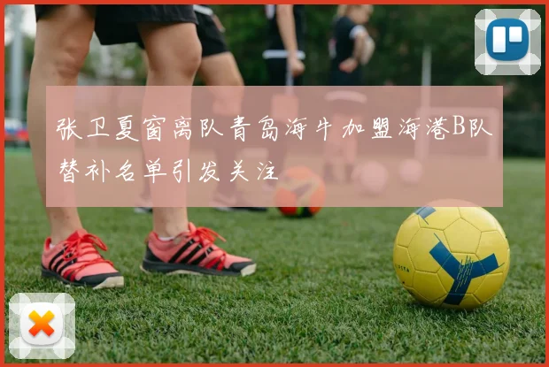张卫夏窗离队青岛海牛加盟海港B队替补名单引发关注